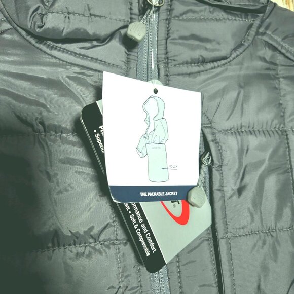 Lands End Green Packable Jacket S 34-36 Lightweight Polyester Shell & Lining - Picture 2 of 5